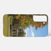 メープルパークの秋のガゼボ Samsung Galaxy Case Galaxyケース (裏面横)