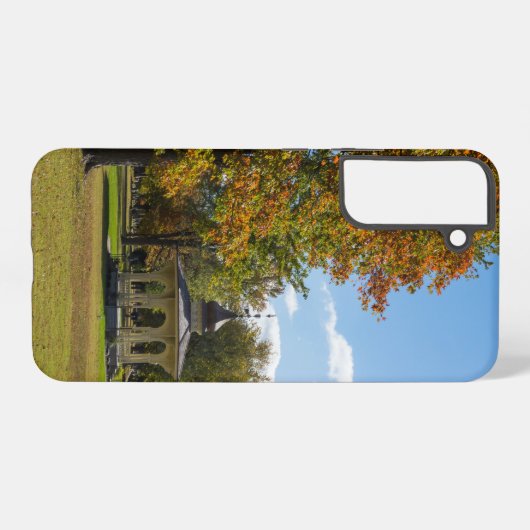 メープルパーク秋ガゼボサムスンギャラクシーケース SAMSUNG GALAXYケース (裏面横)