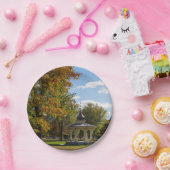 メープルパーク秋ガゼボ ペーパープレート (パーティー)