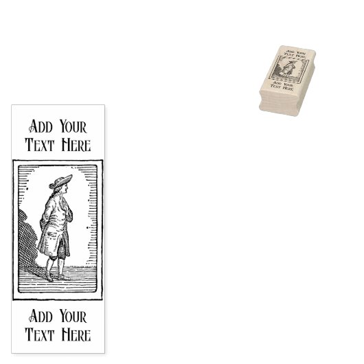 メープルパーソナライズされたウッドスタンプ ラバースタンプ (押印)