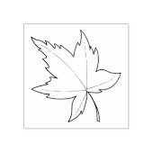 メープルリーフイラストレーション ラバースタンプ (インプリント)
