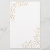 メープルリーフエッジひな形 便箋 (正面)