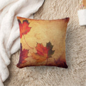 メープルリーフオータム秋 クッション (ブランケット)