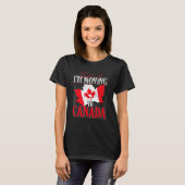 メープルリーフカナダカントリーカナダ国旗 Tシャツ (正面フル)