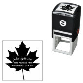 メープルリーフカナダ差出人住所 セルフインキングスタンプ (インサイチュ)