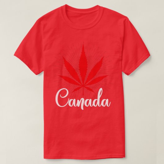 メープルリーフカナダ Tシャツ (デザイン正面)
