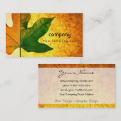 メープルリーフクリエイティブアイキャッチ 名刺 (正面/裏面)