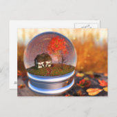 メープルリーフグローブポストカード ポストカード (正面/裏面)