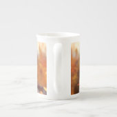 メープルリーフグローブ切削ボード ボーンチャイナマグカップ (裏面)