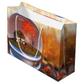 メープルリーフグローブ抱き枕 ラージペーパーバッグ (正面アングル)