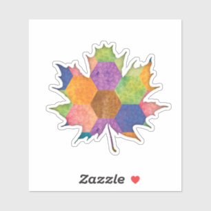 メープルリーフステッカー シール