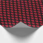 メープルリーフデザイン ラッピングペーパー (角)