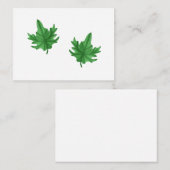 メープルリーフノートカード ノートカード (正面/裏面)