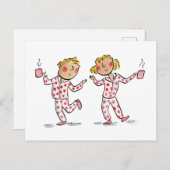 メープルリーフパジャマ ポストカード (正面/裏面)