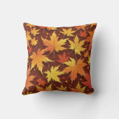 メープルリーフパターンクッション クッション (裏面)