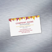 メープルリーフビジネスカード磁石 マグネット名刺 (インサイチュ)