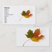 メープルリーフ名刺 名刺 (正面/裏面)