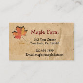 メープルリーフ名刺 名刺 (正面)