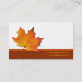 メープルリーフ名刺 名刺 (裏面)