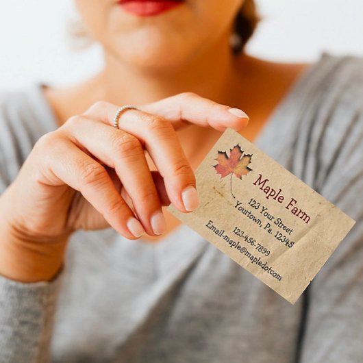 メープルリーフ名刺 名刺