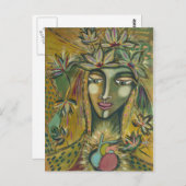 メープルリーフ女神ポストカード ポストカード (正面/裏面)