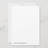 メープルリーフ感謝紅葉水彩ディナー 招待状 (裏面)