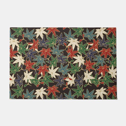 メープルリーフ日本の ドアマット (正面)