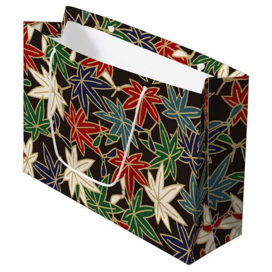 メープルリーフ日本の ラージペーパーバッグ (正面アングル)