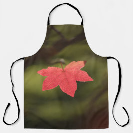 メープルリーフ自然写真 エプロン