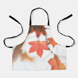 メープルリーフ自然写真 エプロン