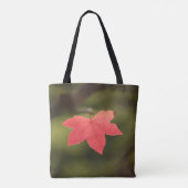 メープルリーフ自然写真 トートバッグ (裏面)