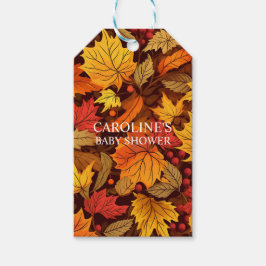 メープルリーフ赤ちゃんシャワー ギフトタグ