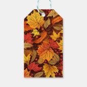 メープルリーフ赤ちゃんシャワー ギフトタグ (裏面)