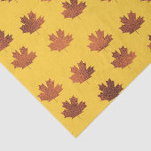 メープルリーフ(デザイン38黄/オレンジ系) 薄葉紙 (詳細)