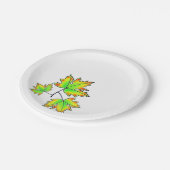 メープルリーフ ペーパープレート (アングル)