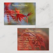 メープルリーフ、名刺 名刺 (正面/裏面)