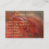 メープルリーフ、名刺 名刺 (裏面)