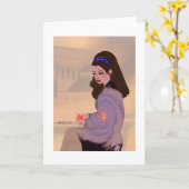 メープルリーマリークリエイティブデザイン カード (黄色い花)