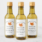 メープル抽出ラベル ワインラベル (ボトル)