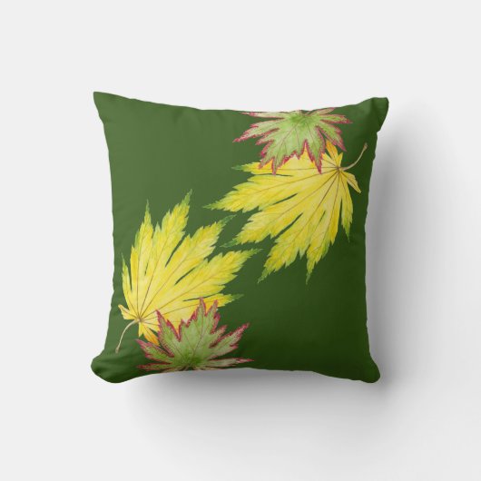 メープル日本のオン装飾用クッション クッション (正面)