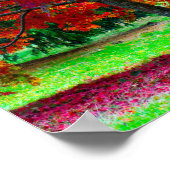 メープル日本のツリーのポスター ポスター (角)