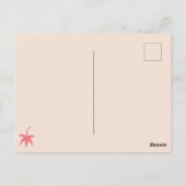 メープル日本のツリーはがき ポストカード (裏面)