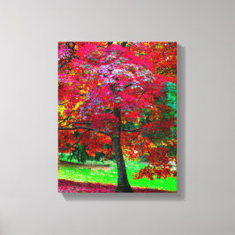 メープル日本のツリーキャンバス印刷 キャンバスプリント