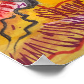 メープル日本のツリースケッチ ポスター (角)