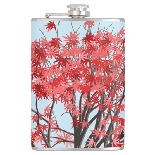 メープル日本のツリー フラスク (正面)