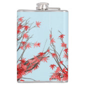 メープル日本のツリー フラスク (裏面)