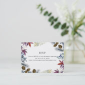 メープル日本のフローラウォーター結婚カラー 名刺 (スタンド正面)