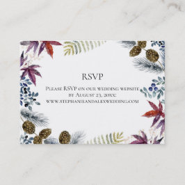 メープル日本のフローラウォーター結婚カラー 名刺