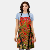 メープル日本の エプロン (着用した状態)