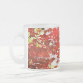 メープル日本の-春 フロストグラスマグカップ (左)